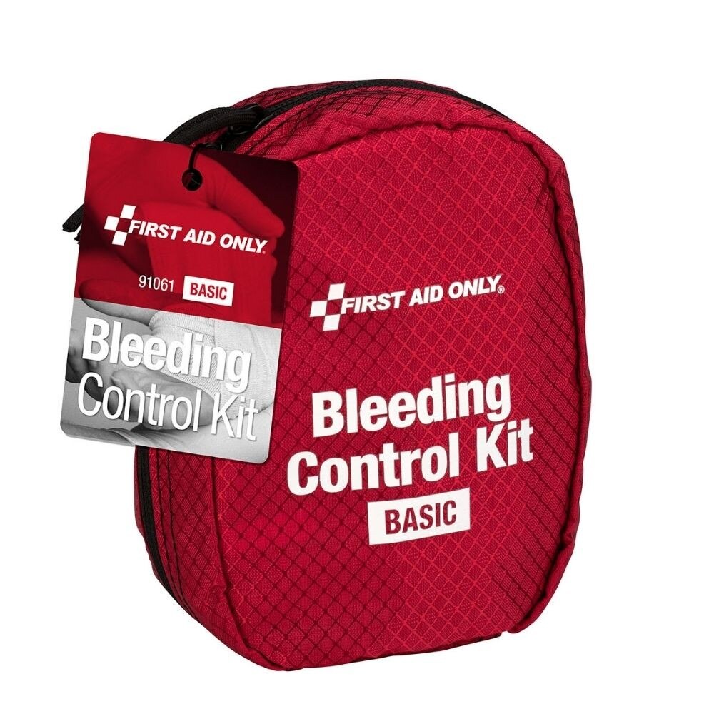 First Aid Only 91061 Bleeding Control Kit - Basic, Fabric Case - 3