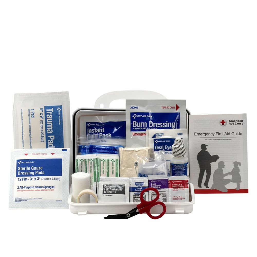 First Aid Only 91322 10 Person ANSI 2021 Class A, Plastic First Aid Kit - 2