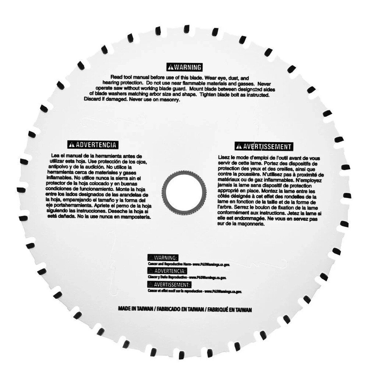 Flex FA201009 5-7/8" 36T Carbide Metal Cutting Circular Saw Blade - 2