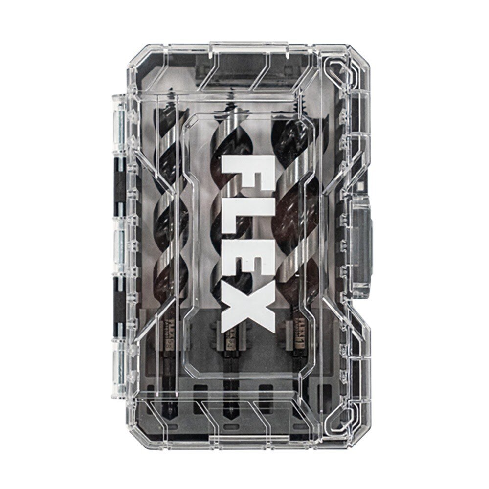 Flex FAM10701-3 1/4" Hex Auger Set for Fast, Burr-Free Drilling in Wood (3 Piece) - 3