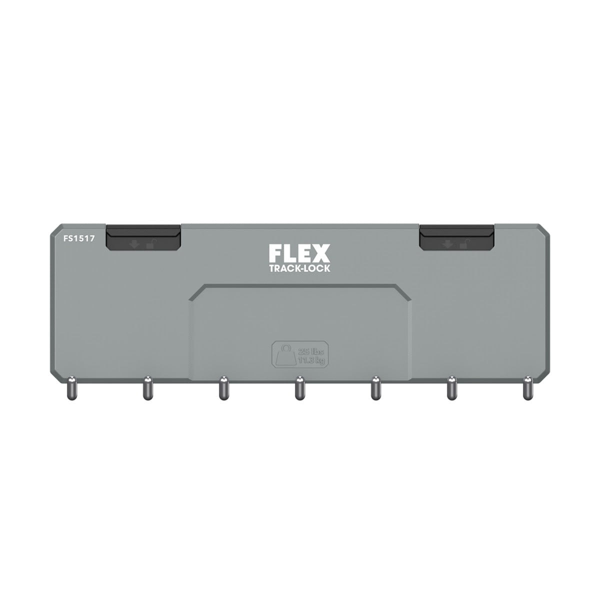 Flex FS1517 TRACK-LOCK 7 Straight Hook Rack 9.8 in x 2 in x 3.5 in