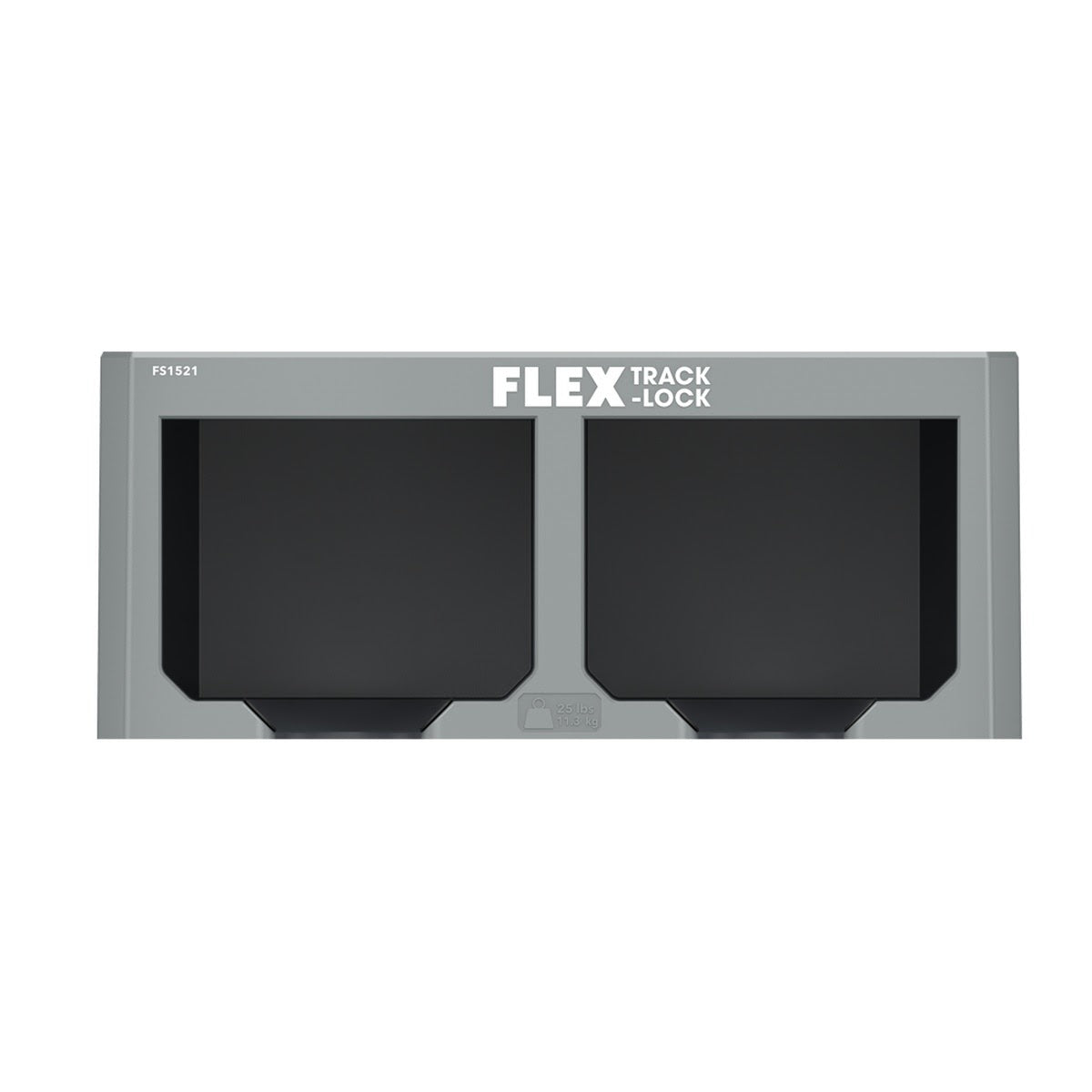 Flex FS1521 TRACK-LOCK Tool Rack for Rail Base Power Tool Organizer 12.3 in x 11.3 in x 5.2 in - 2