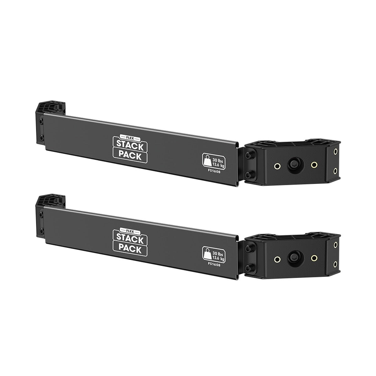 Flex FS1608-2 STACK PACK Side Mount Rails for STACK PACK Storage Boxes 10.6 in (2 Pack)