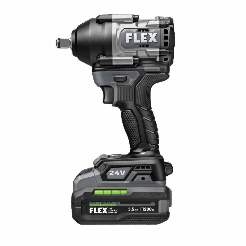 Flex FX1451-1F 1/2" Mid Torque Impact Wrench Stacked-Lithium Kit - 5