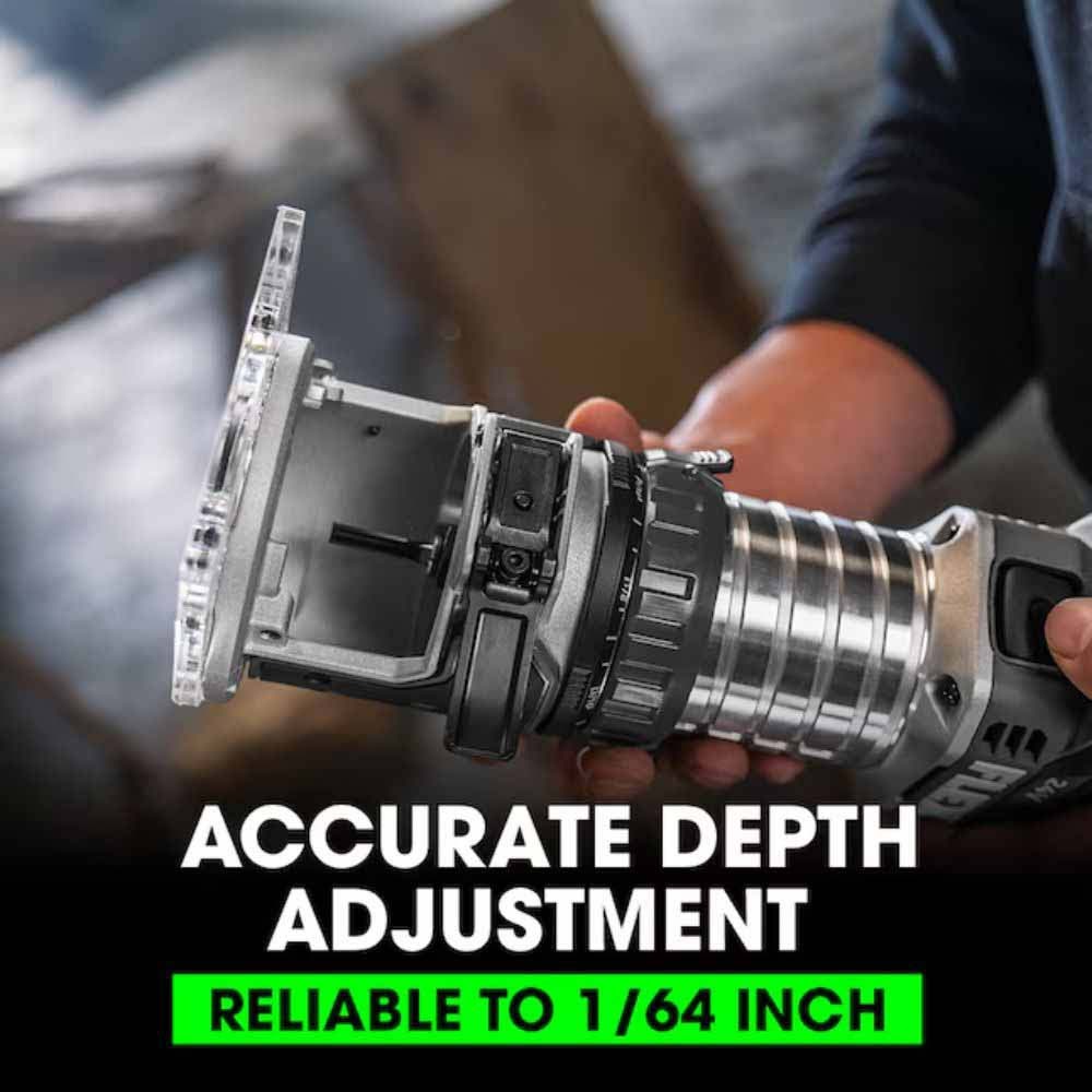 Flex FX4221-1F Compact Router Stacked-Lithium Kit - 11