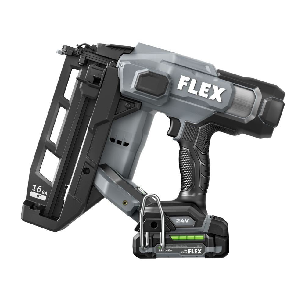 Flex FX4321-1A 16Ga Straight Nailer Kit (1 x 2.5Ah Battery + 160W Charger) - 4