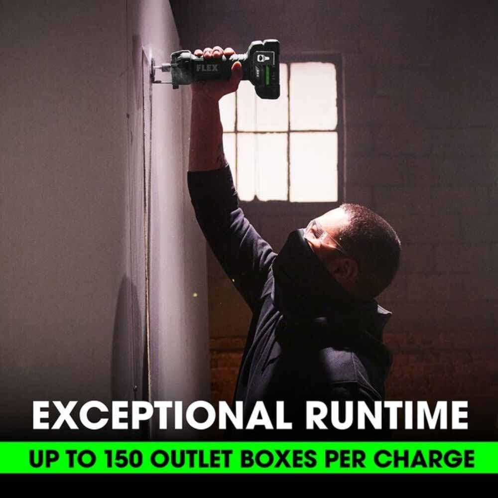Flex FXM203-2A 24V Brushless 2 Tool Combo Kit Drywall Screw Gun with magazine and Cut Out Tool - 13