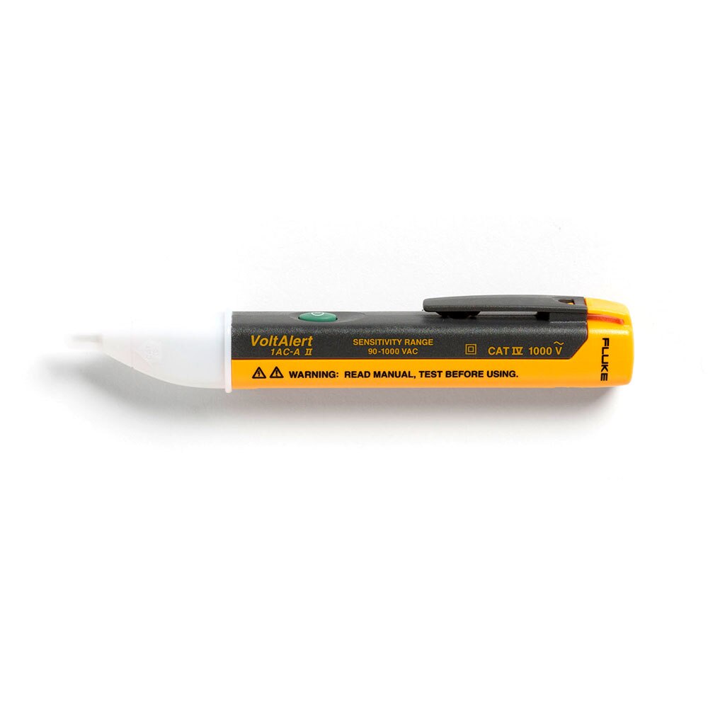 Fluke 2432932 1AC II A1 VoltAlert Non-Contact Voltage Detector and Tester, Flat Tip, 90-1000 Volt AC