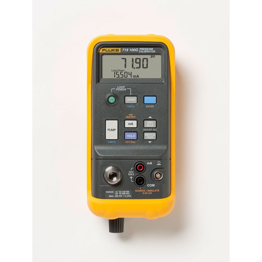 Fluke 719-100G 100PSI Range Electric Pressure Calibrator