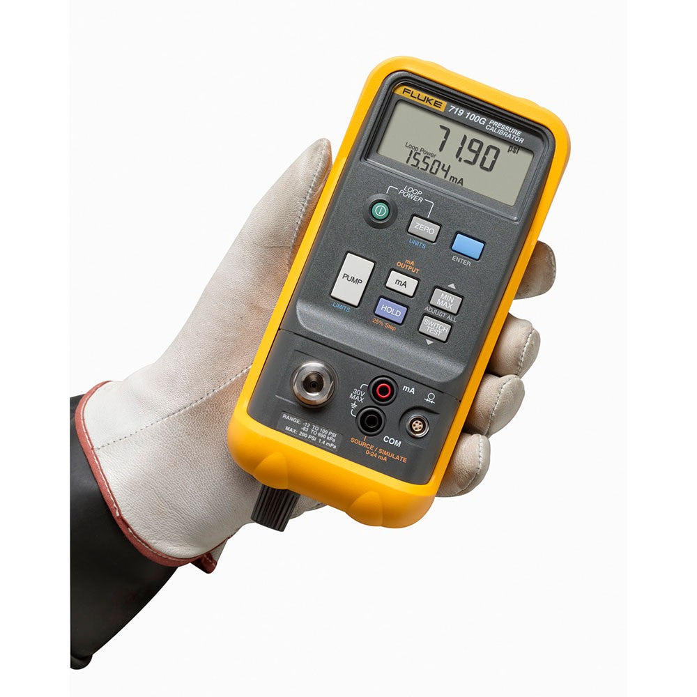 Fluke 719-100G 100PSI Range Electric Pressure Calibrator - 2