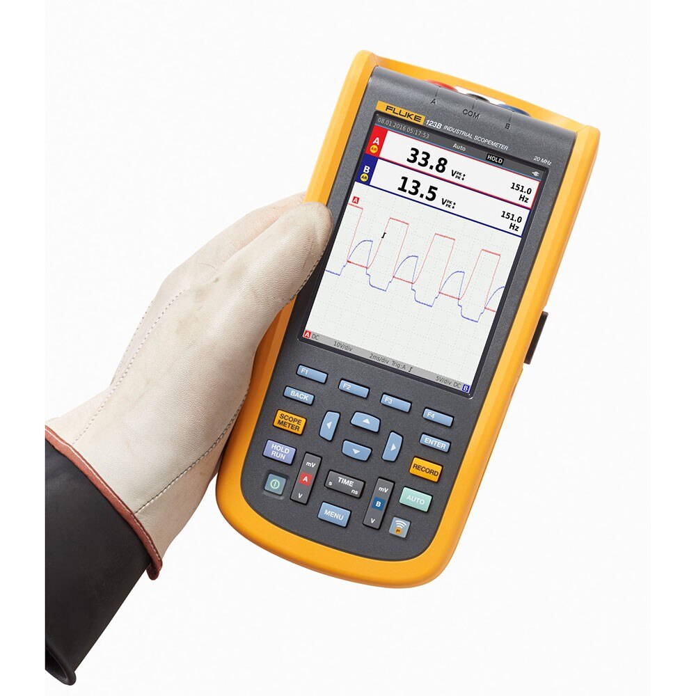 Fluke 123B/NA Industrial Scopemeter, 20MHZ - 2
