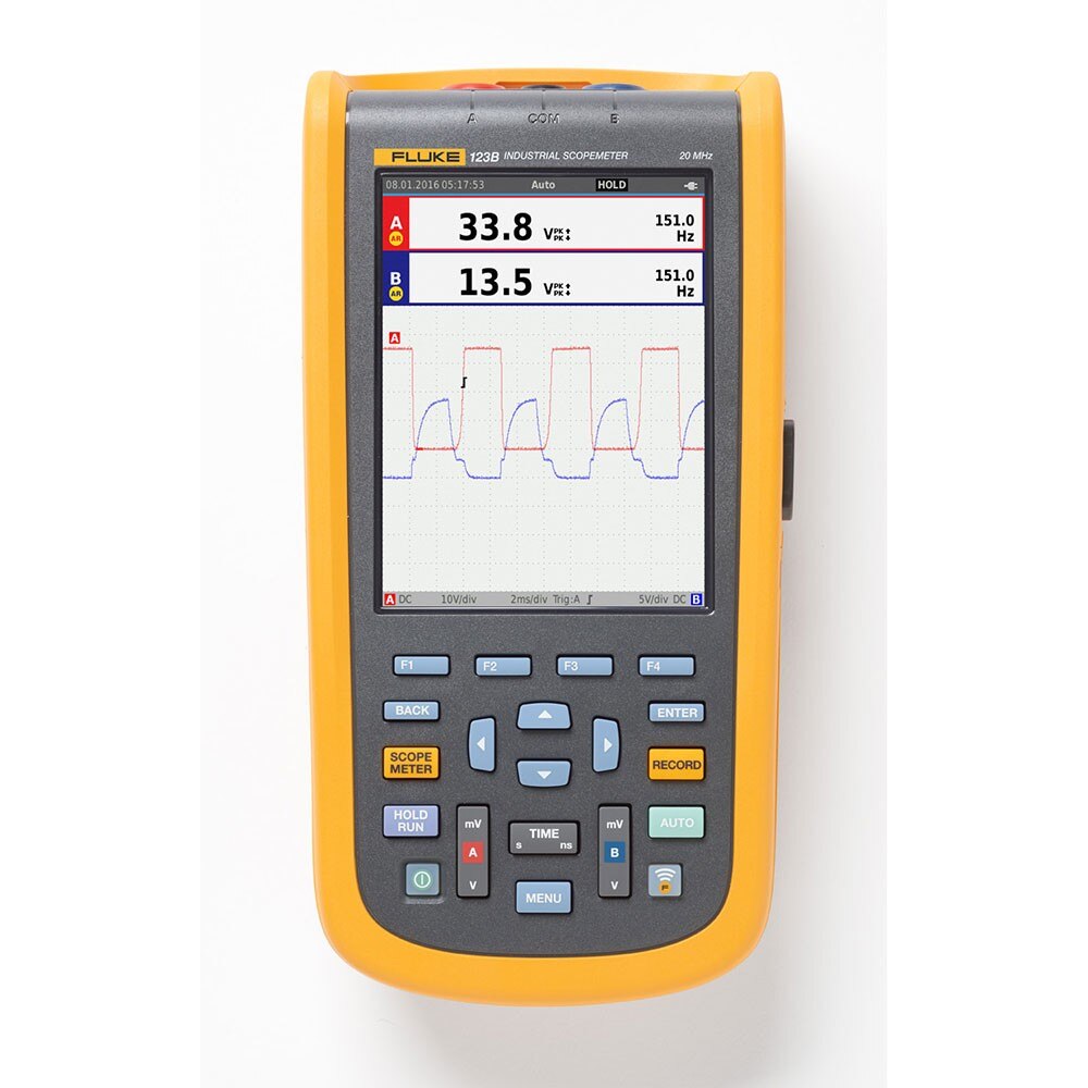 Fluke 123B/NA Industrial Scopemeter, 20MHZ - 4