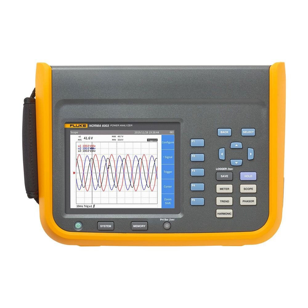 Fluke 5125180 NORMA 6003 Portable Power Analyzer without Speed & Torque, Three-Channel - 2