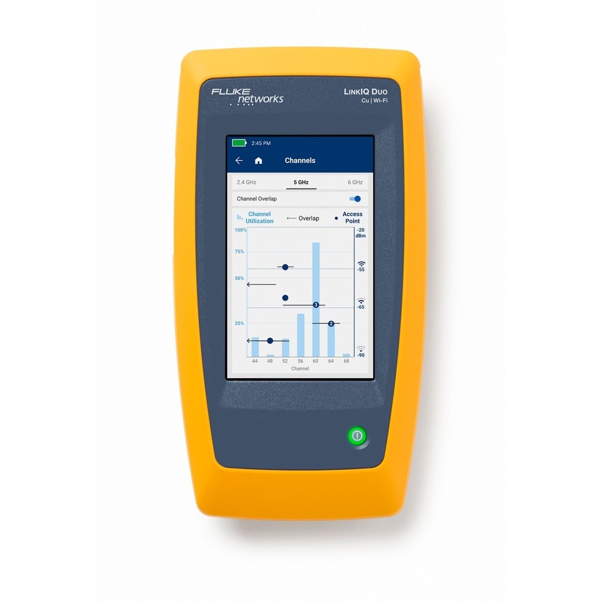 Fluke 5579950 LIQ-DUO LinkIQ Duo Cable Wi Fi Network Tester - 2