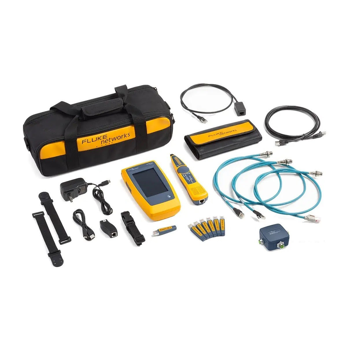 Fluke 6006124 LIQ-DUO-IE-KIT LinkIQ Duo Industrial Ethernet Wi-Fi Tester Kit with Probe (1 Kit)