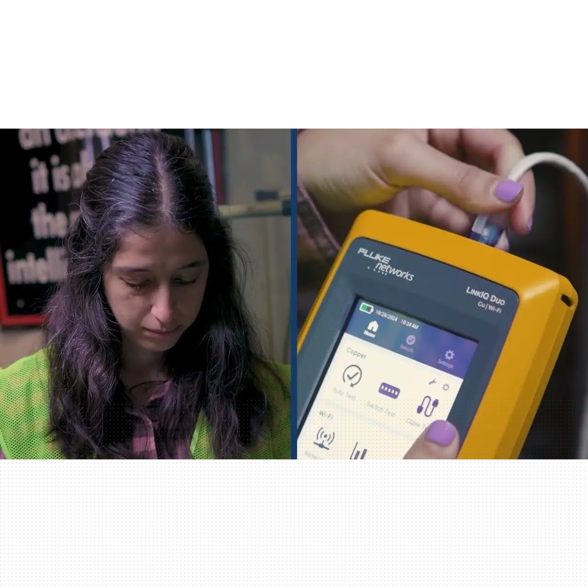 Fluke 6023777 LIQ-DUOKIT/FPC3 LinkIQ Duo Cable Network and Wi-Fi Tester Kit with IntelliTone Probe and 3 Year Standard Premium Care (1 Kit) - 5
