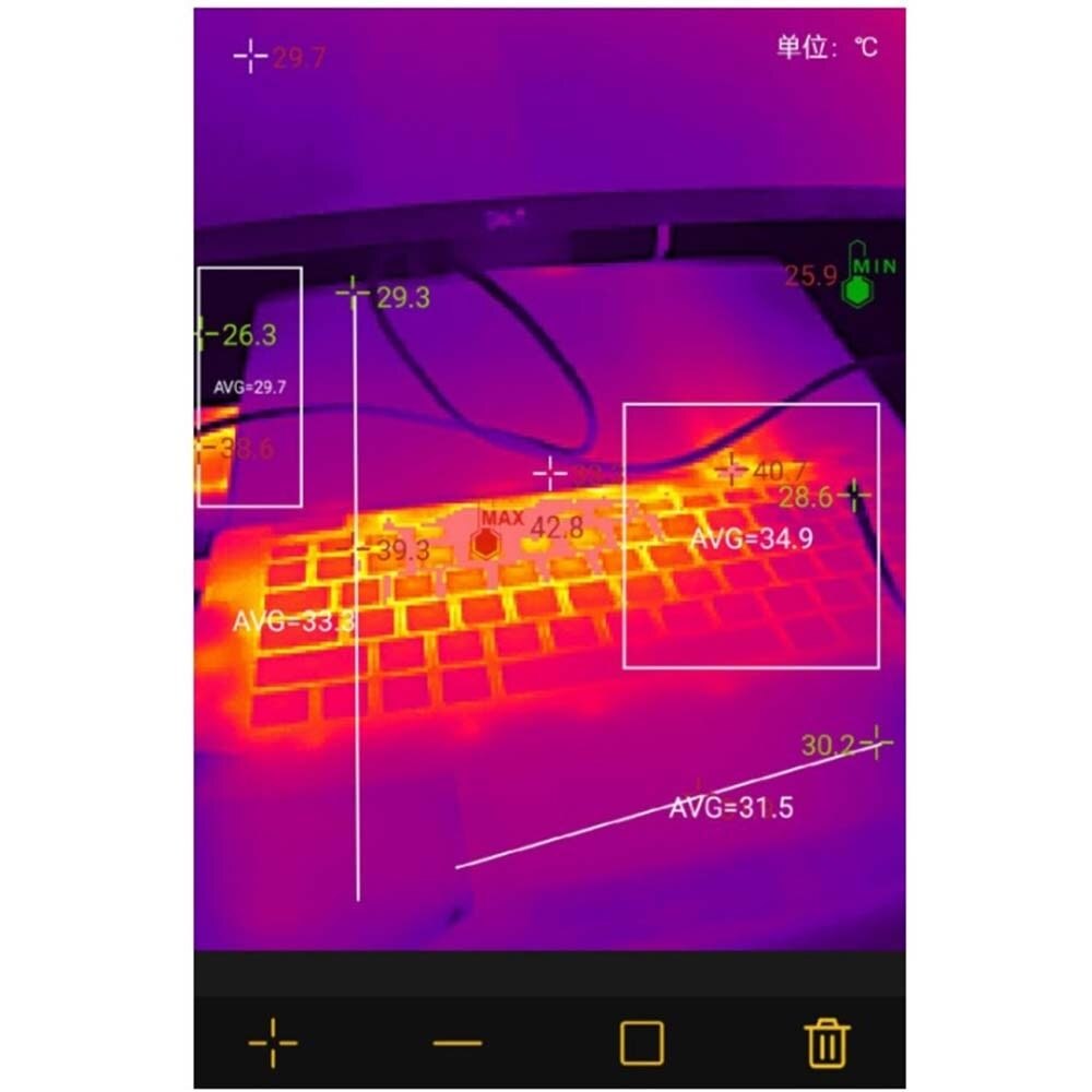 Fluke 6047758 TC01C iSee Mobile Thermal Camera for iOS Smartphones (1022 F/USB-C Connector) - 2