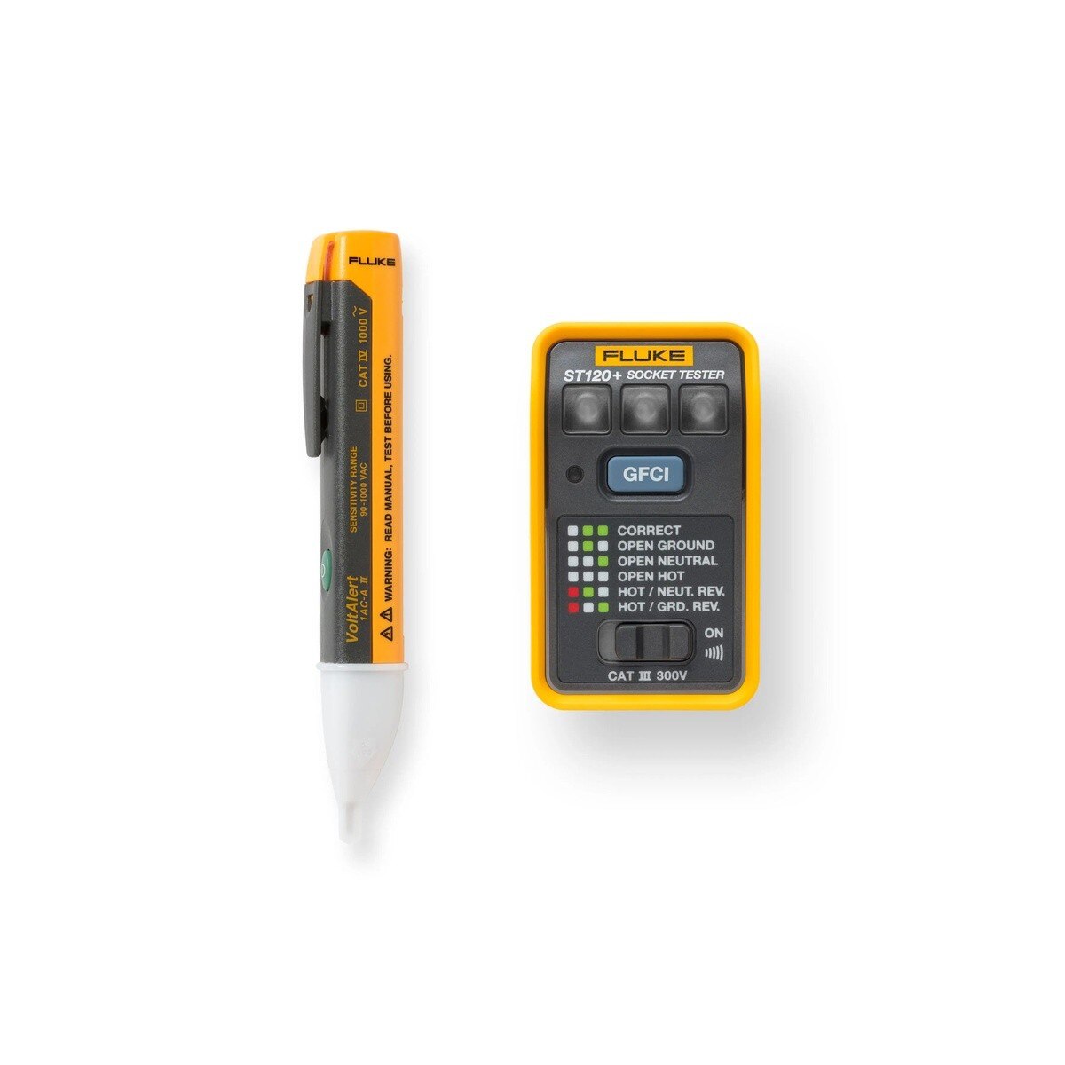 Fluke 6153363 Student Essential Electrical Safety Kit with Voltage and Outlet Testers, 1ACII/ST+/EIC