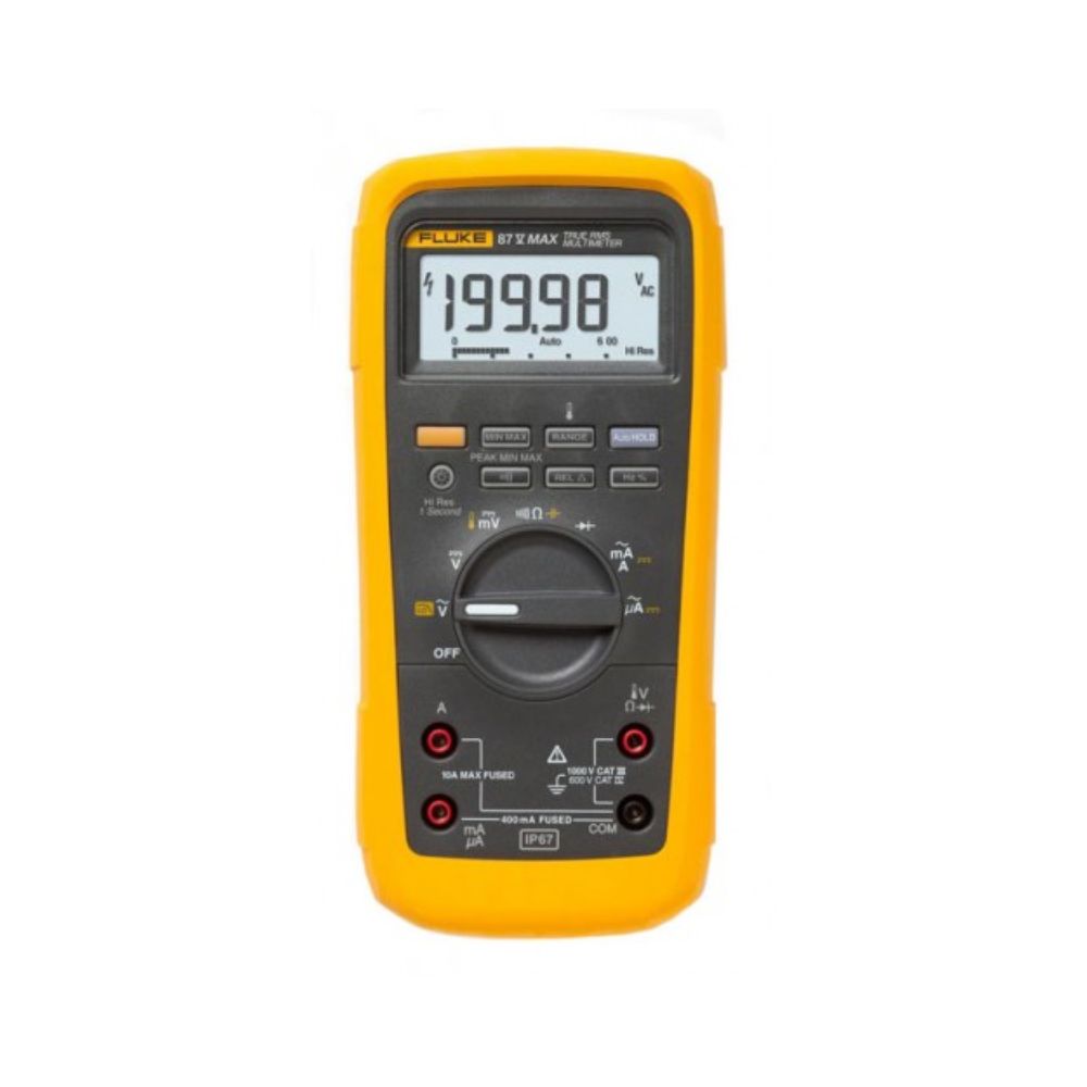 Fluke 87V-MAX True RMS Digital Multimeter with Built-In Thermometer - 2