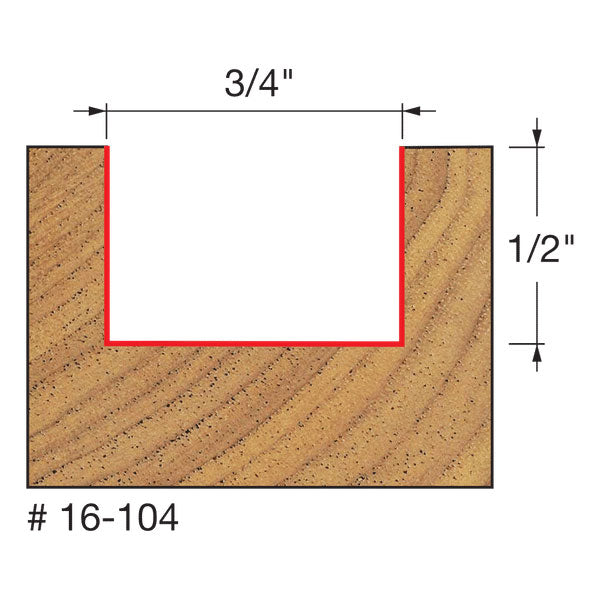 Freud 16-104 3/4" (Dia.) Mortising Bit - 2