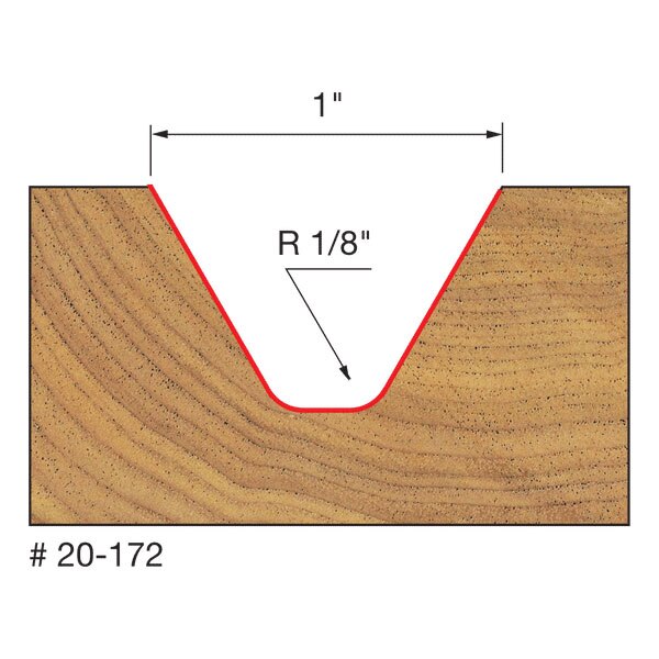 Freud 20-172 1" (Dia.) Lettering Bit - 2