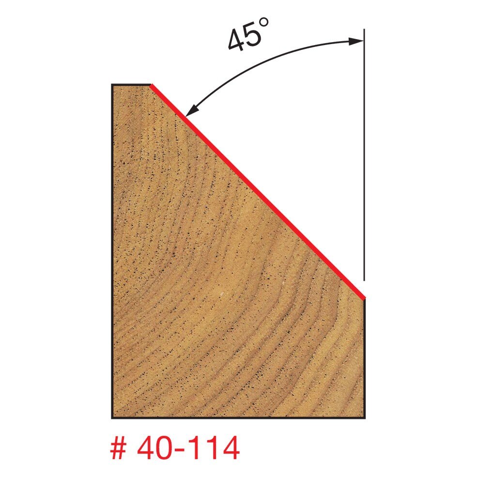 Freud 40-114 1-5/8" (Dia.) Chamfer Bit - 2