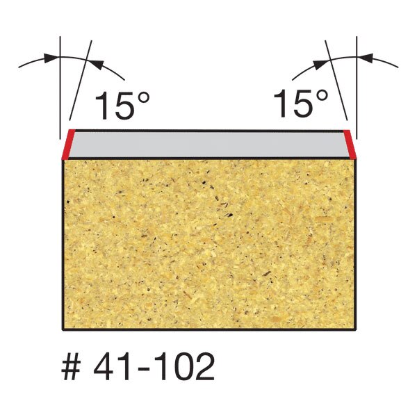 Freud 41-102 19/32" (Dia.) Bevel Trim Bit - 2