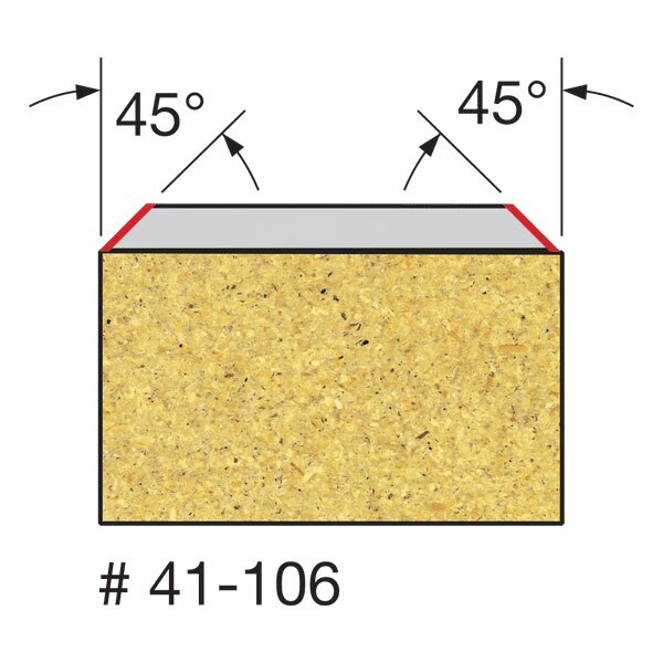 Freud 41-106 31/32" (Dia.) Bevel Trim Bit - 2
