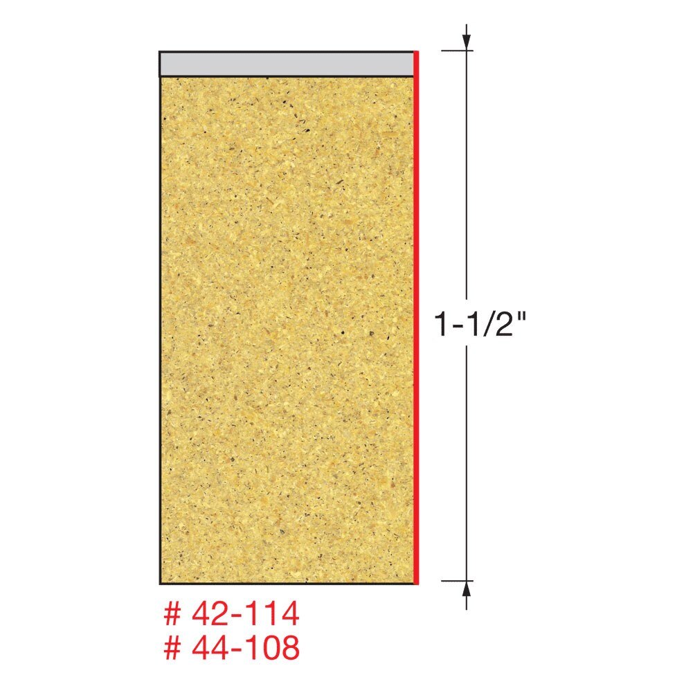 Freud 42-114 1/2" (Dia.) Bearing Flush Trim Bit - 2