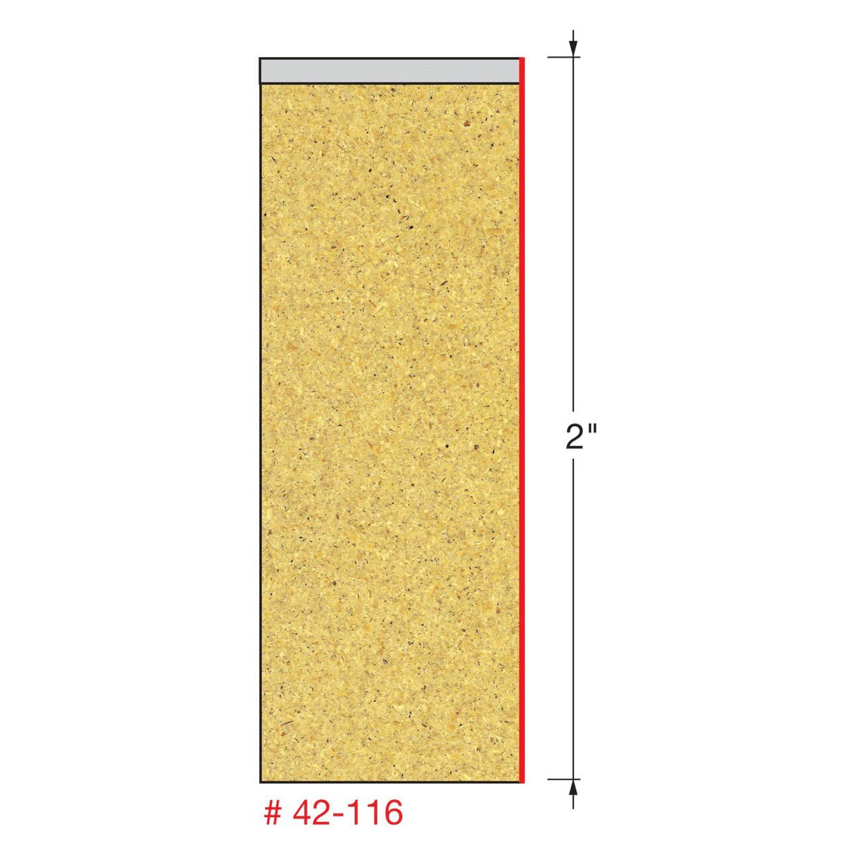 Freud 42-116 1/2" (Dia.) Bearing Flush Trim Bit - 2