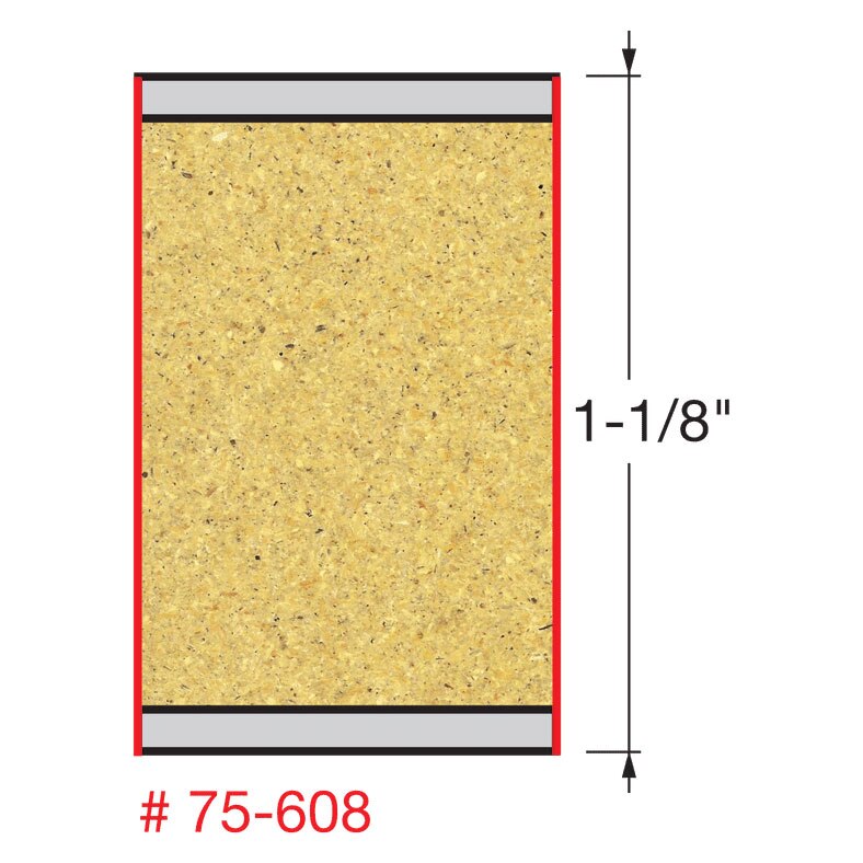 Freud 75-608 1/2" (Dia.) Chipbreaker Up Spiral Bit - 2