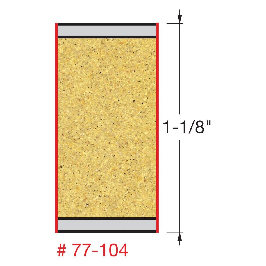 Freud 77-104 3/8" (Dia.) Single Compression Bit with 3/8" Shank - 2