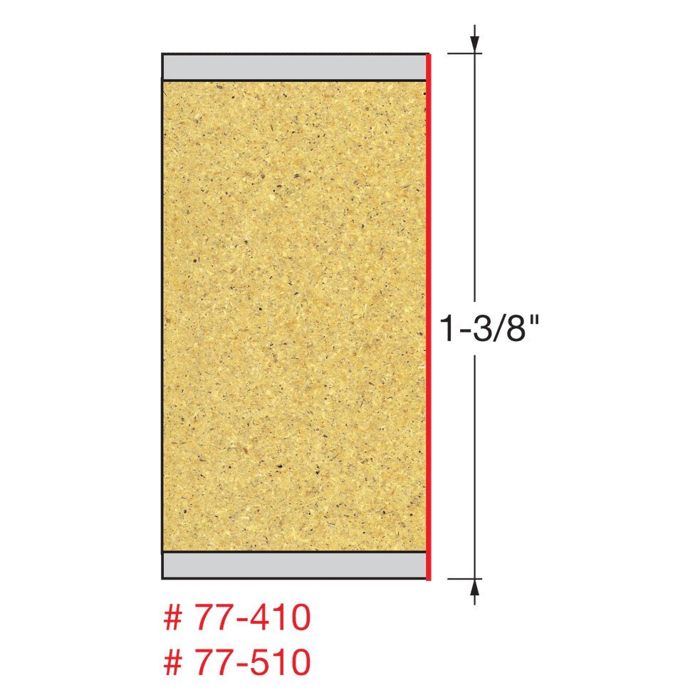 Freud 77-510 1/2" (Dia.) Double Flute Mortise Compression Bit - 2