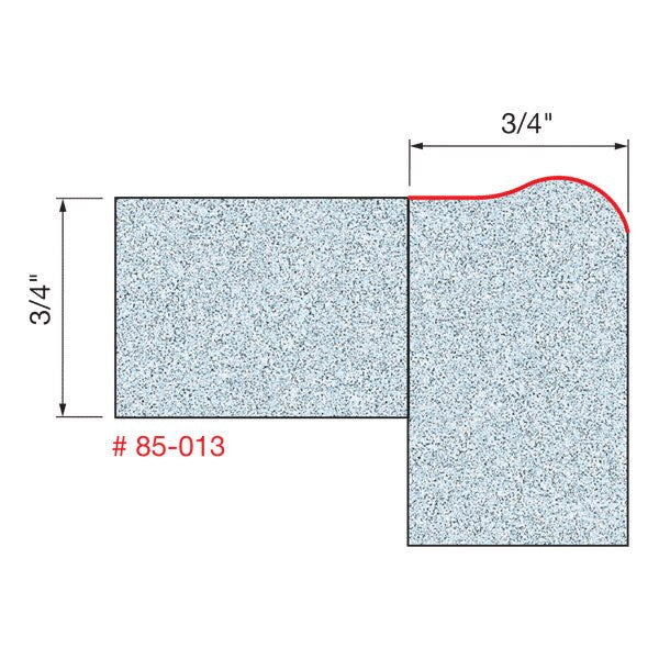 Freud 85-013 1" (Dia.) No Drip Edge Bit - 2