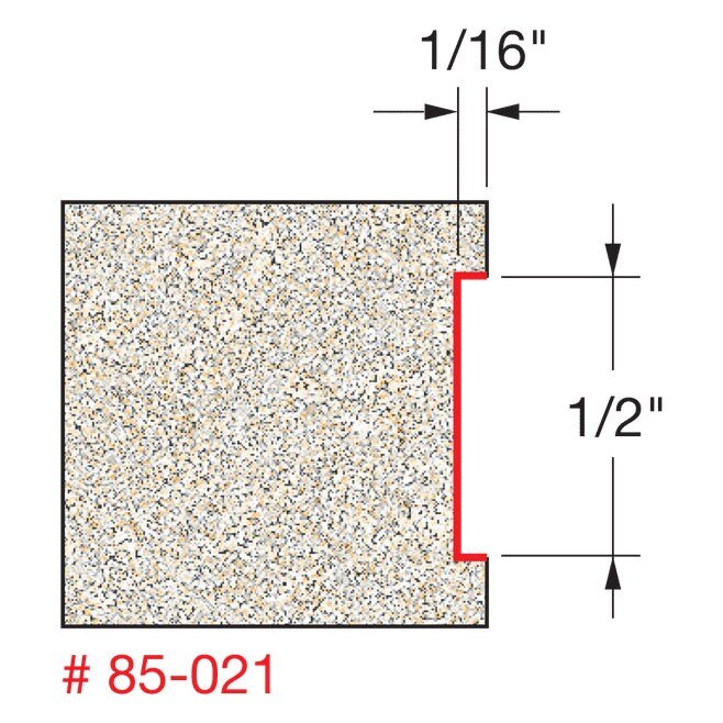 Freud 85-021 1/16" Depth Inlay Bit - 2