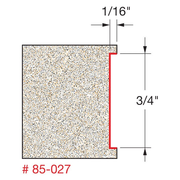Freud 85-027 1/16" Depth Inlay Bit - 2