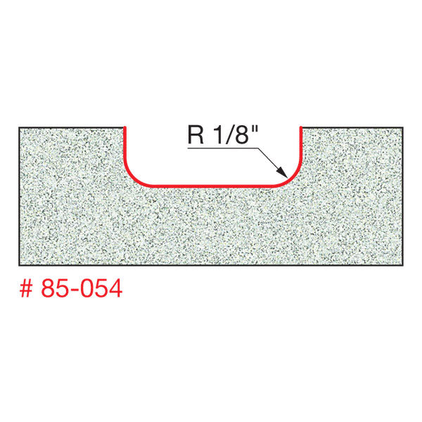 Freud 85-054 1/8" Radius Drainboard Bit - 2