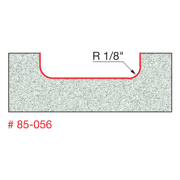 Freud 85-056 1/8" Radius Drainboard Bit - 2