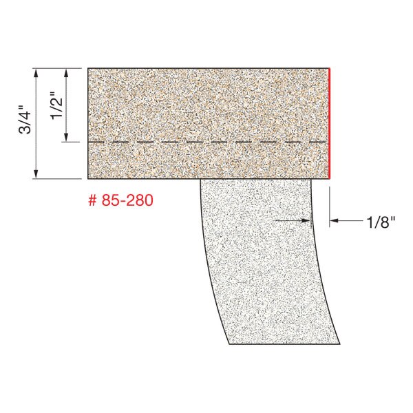 Freud 85-280 3/4" (Dia.) Overhang Trim & Cut Out - 2