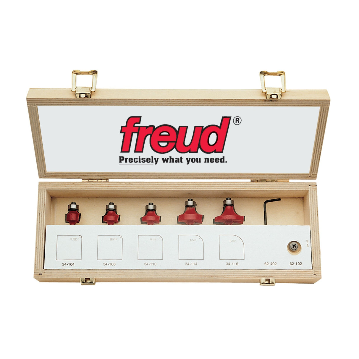 Freud 89-102 5 Piece Round Over/Beading Bit Set (1/4" Shank)