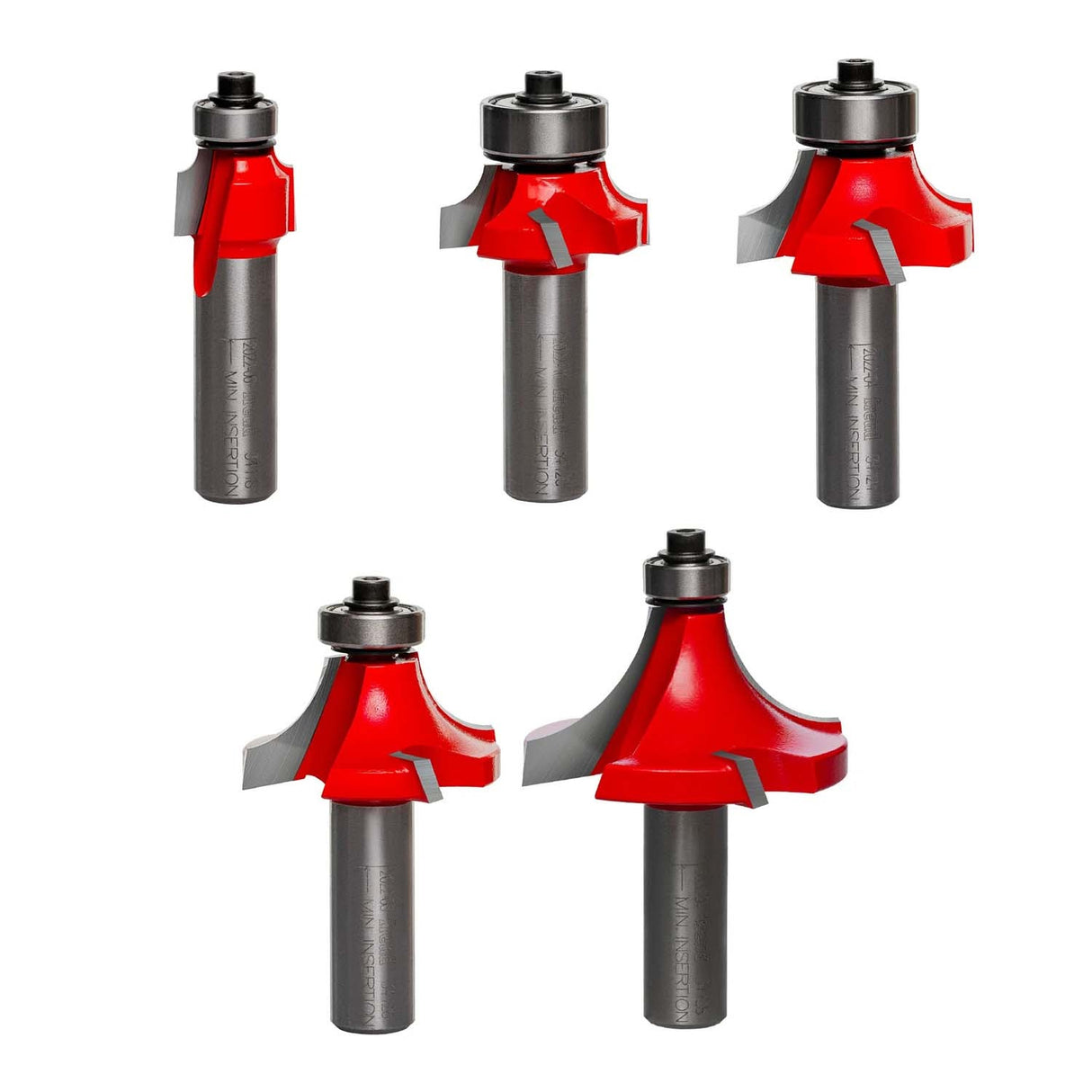 Freud 89-152 5 Piece Round Over/Beading Bit Set (1/2" Shank)