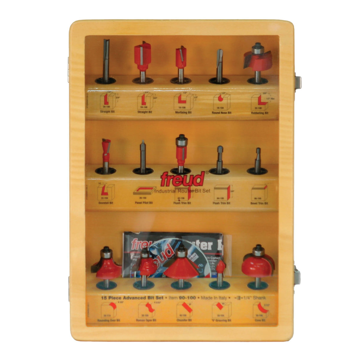 Freud 90-100 15 Piece Advanced Bit Set