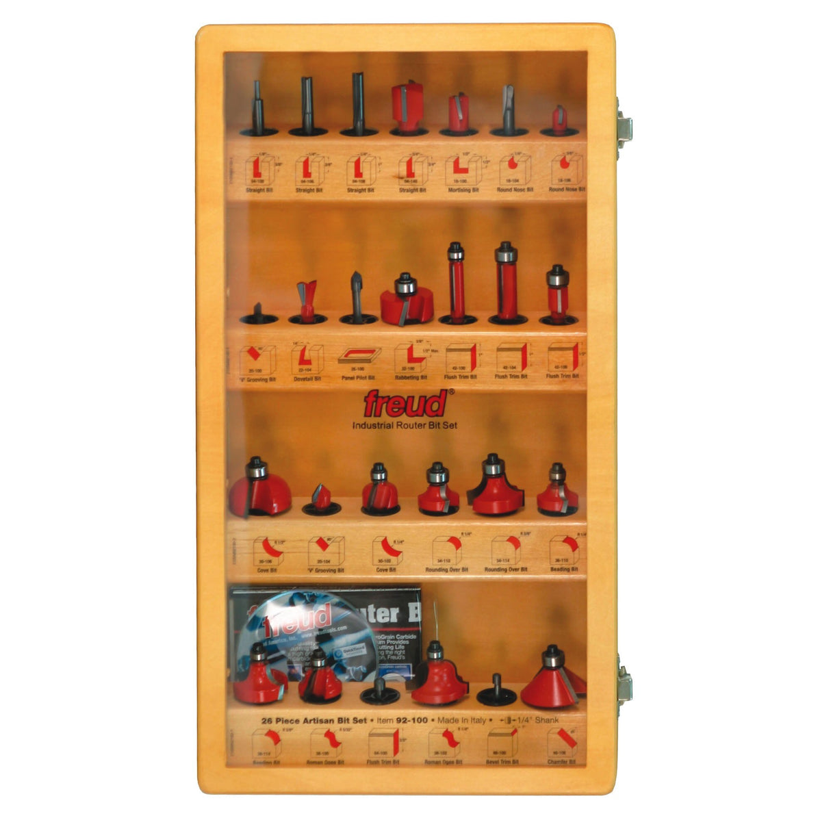 Freud 92-100 26 Piece Artisan Bit Set