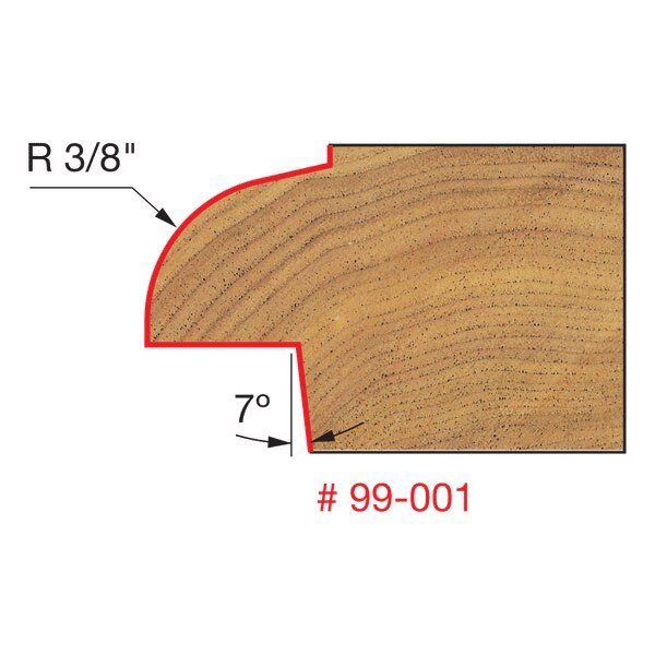 Freud 99-001 2" (Dia.) Door Lip Bit - 2
