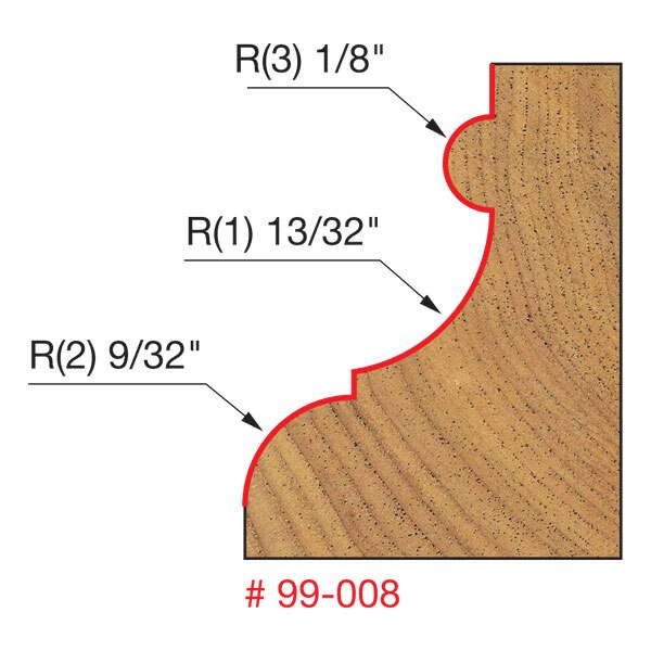 Freud 99-008 1-3/4" (Dia.) Bold Classical Bit - 2