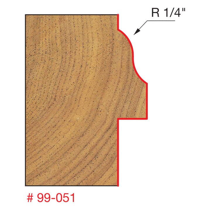 Freud 99-051 1-11/32" (Dia.) Window Sash & Rail Bit - 2