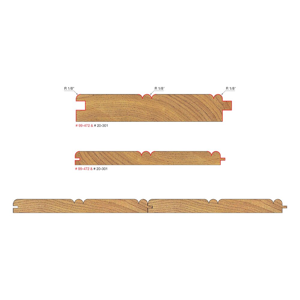 Freud 99-472 1-7/8" (Dia.) Beadboard Tongue & Groove Bit - 2