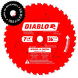 Diablo D0736GPA 7-1/4" x 36 Tooth Wood & Metal Carbide Saw Blade