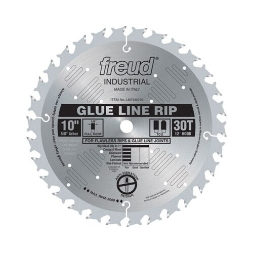Freud LM74M010 10 x 30 x 5/8 TCG Glue Line Rip Saw Blade