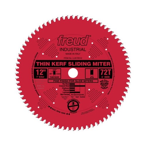Freud LU91R012 12 x 72 x 1 ATB Perma-Shield Saw Blade
